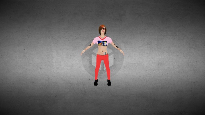 fight me 3D Model