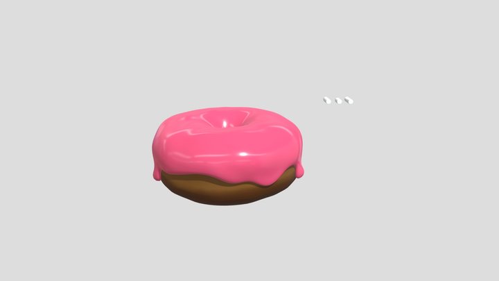 Donut (Tutorial) 3D Model