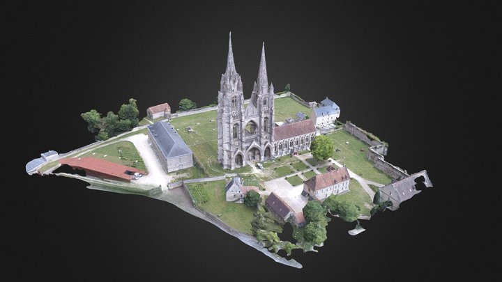 Abbaye de Saint-Jean-des-Vignes - SOISSONS (02) 3D Model