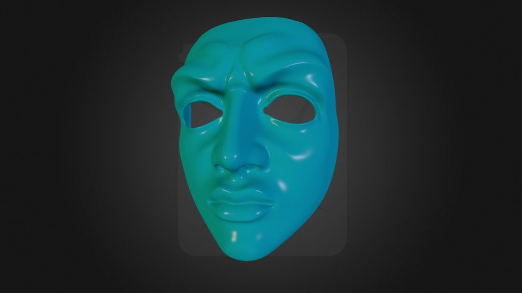 Mask 3d Model By Kanistra [149c854] Sketchfab