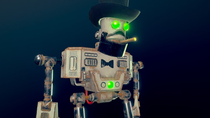 Exceptional Wooing Automaton 2.0 3D Model
