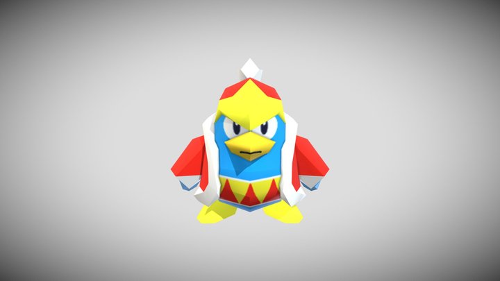 Nintendo 64 - Kirby 64 The Crystal Shards - King 3D Model