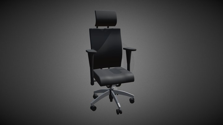 Classic Office Chair 3D Model