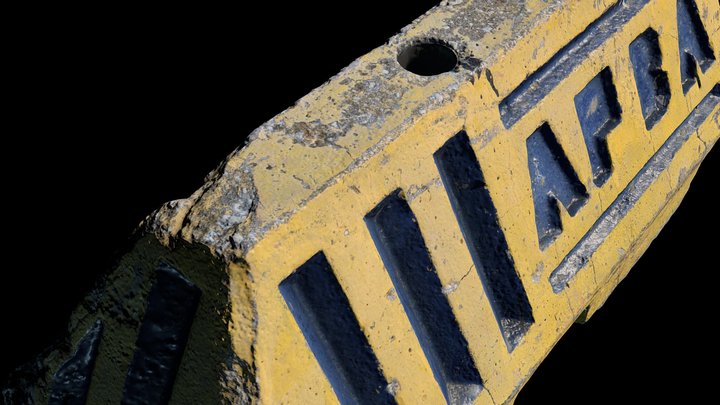 concrete_blocker_01 3D Model