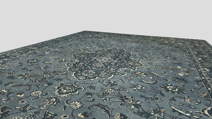 Blue Carpet 3D Model