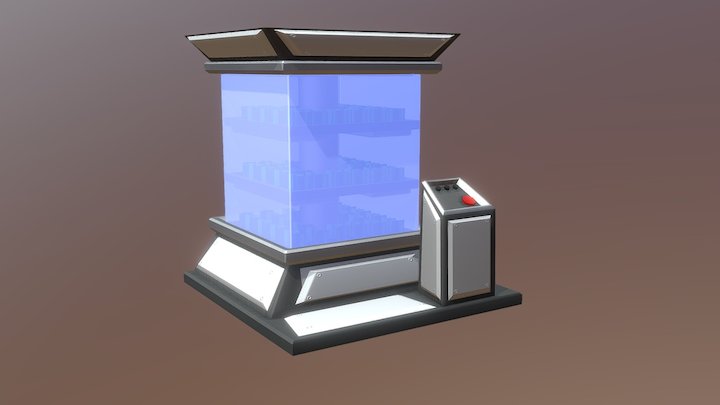 Modular Hydroponic Garden 3D Model