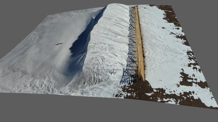 snow fence 3D Model