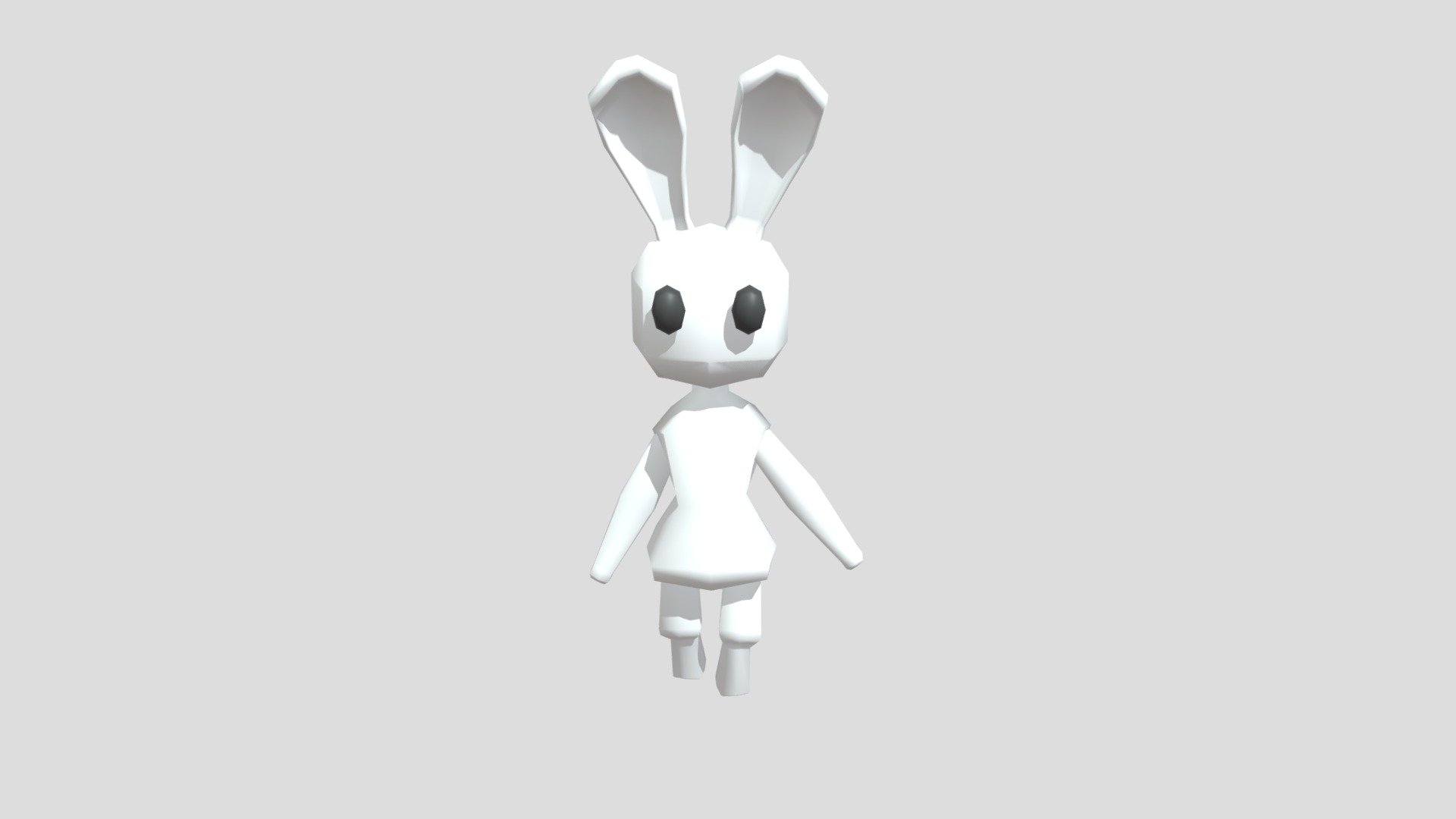 Bunnie 02 - 3D model by PenguinDog [149f867] - Sketchfab