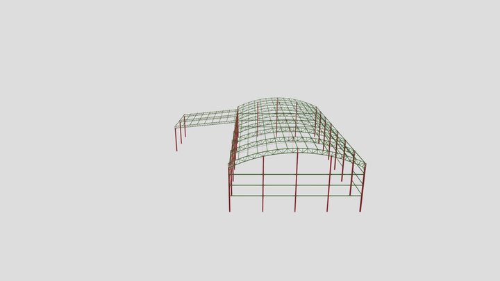 GALPÃO MARCELINO AMPLIAÇÃO 3D Model
