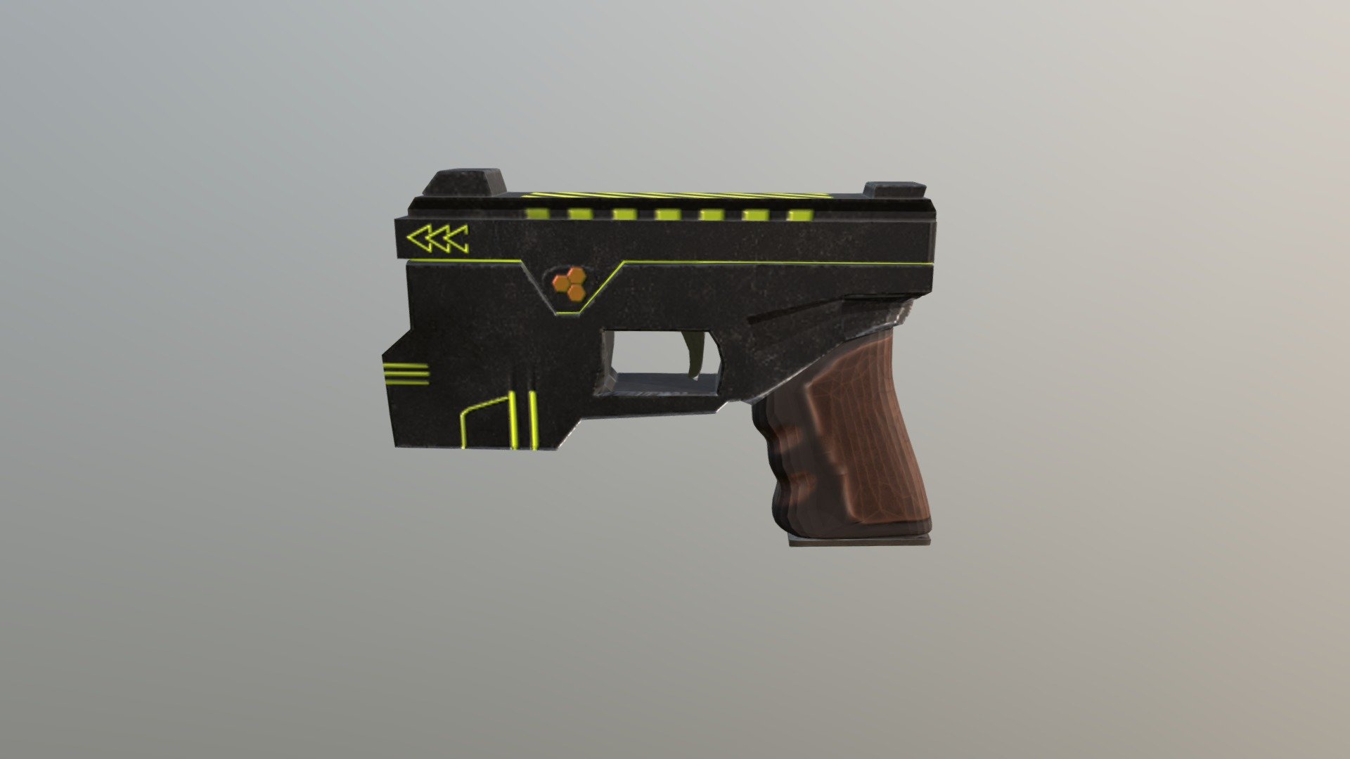 3D Modelling and Texturing II- Props_pistol