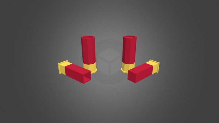 Ammunition Pack (Low-poly) 3D Model