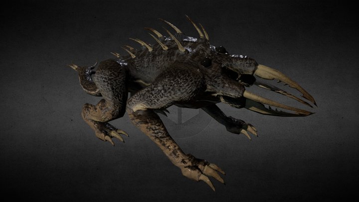 Claw Croc 3D Model