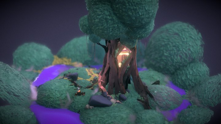 Tree house 3D Model