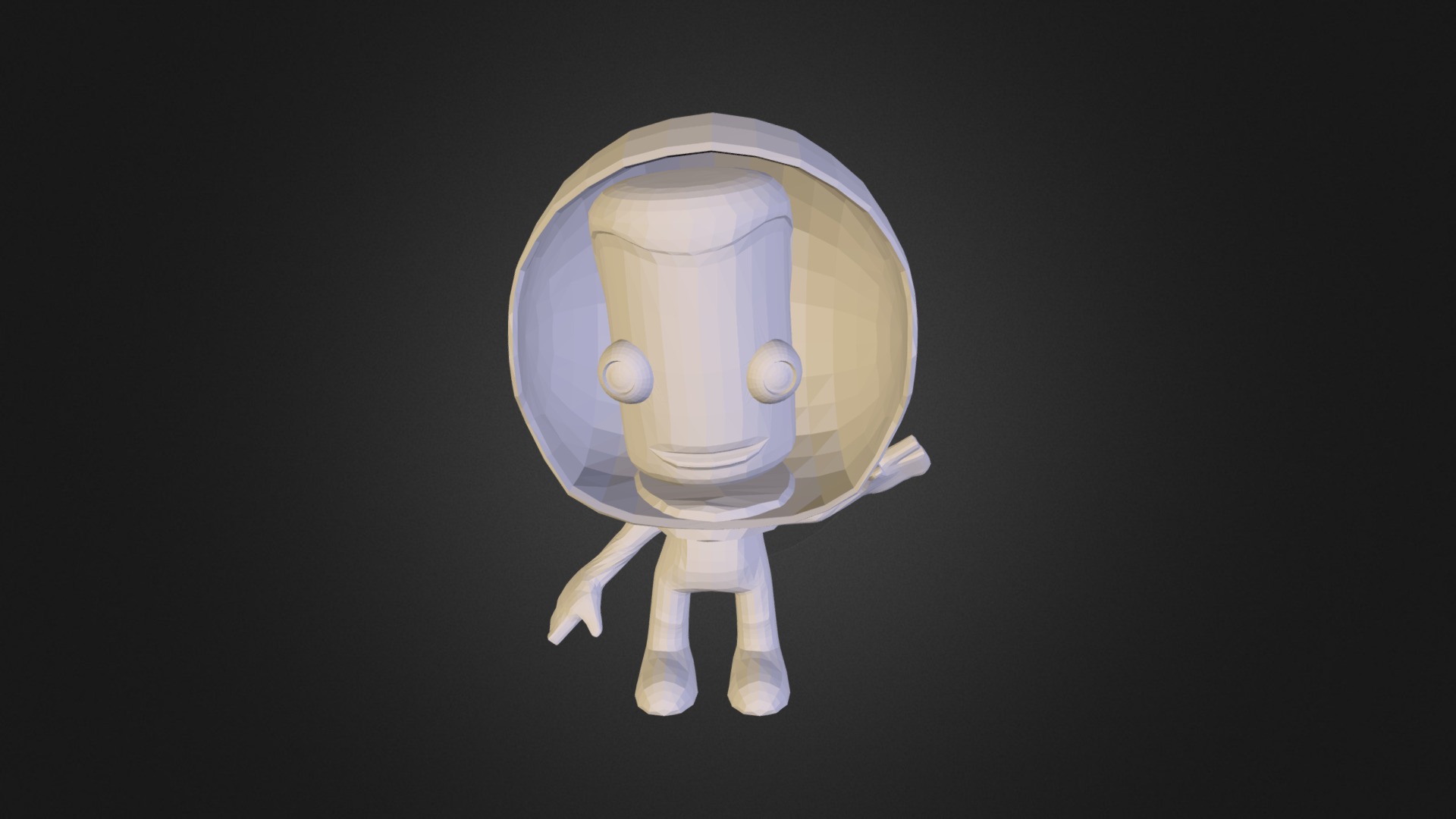 Kerbal Figurine (Waving Pose) - 3D model by 3dindustries [14a49bb ...