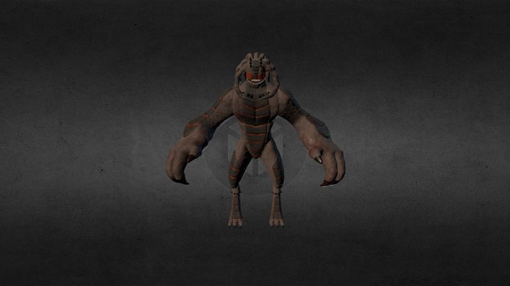 Alien Creature 3D Model