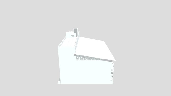 Banquet Hall Textured V1 3D Model