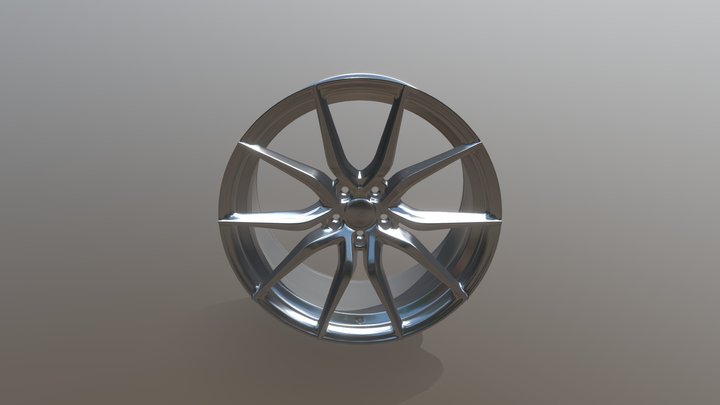 Spyder Wheel 013 3D Model