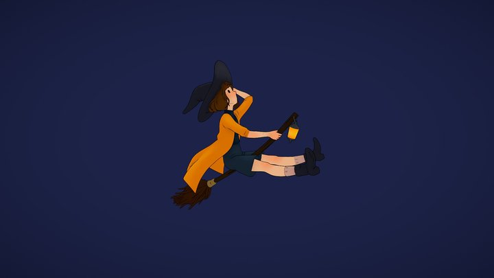 Witch 1 3D Model