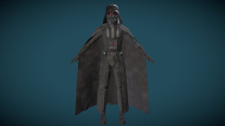 Darth Vader - Clone Wars Style 3D Model