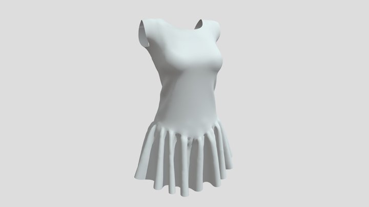 Character Dress 3D Model