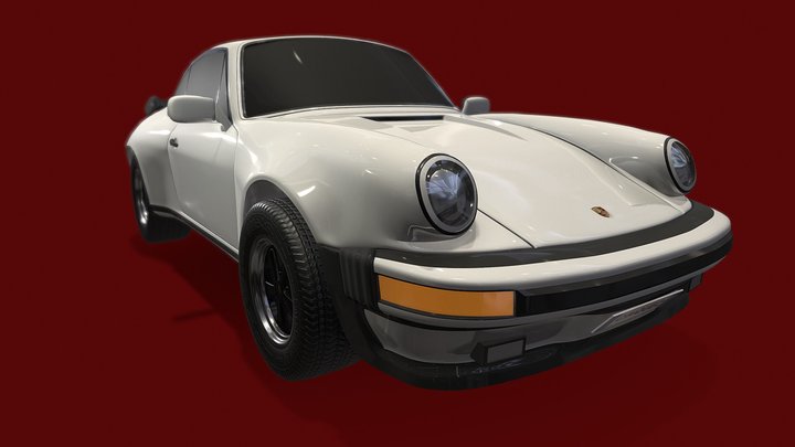 Porsche 911 Turbo 1980 3D Model