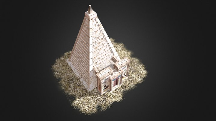 Kushite Pyramid 1 3D Model