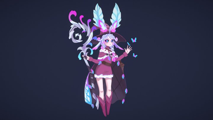 Orith, Fae Witch 3D Model