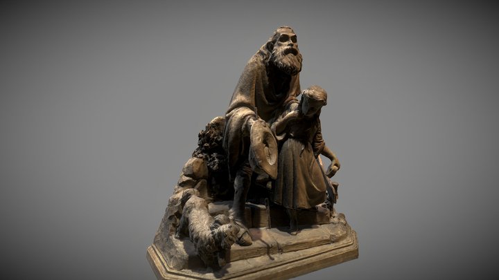 The Blind Man – Gratis 3D-model STL