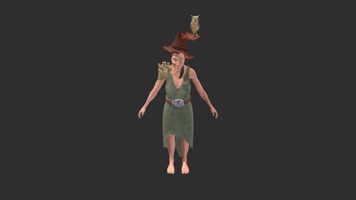 Witch Sculpt 3D Model