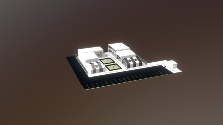 Plaza comercial Lumiere 3D Model