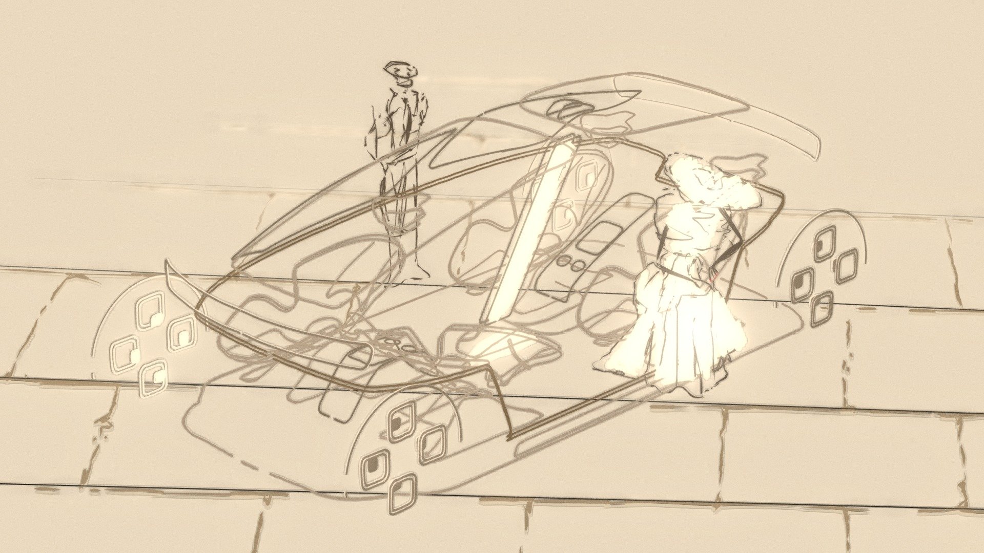 Autonomous Interior doodle