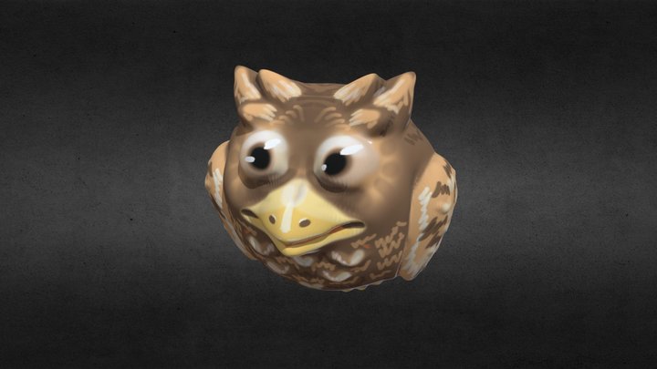 Cursed owl 3D Model