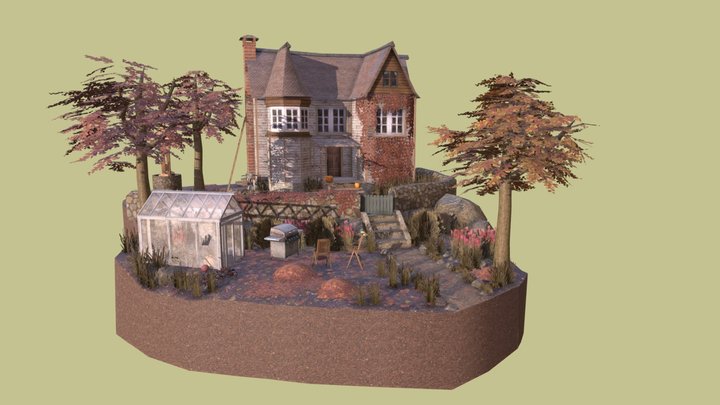 DAE Diorama- Grandma's house 3D Model