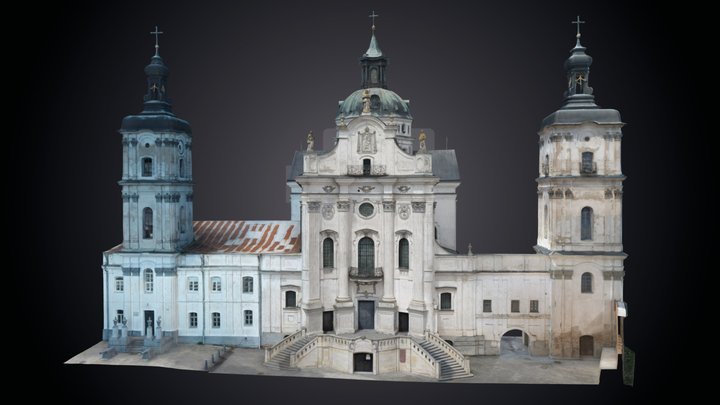 Berdychiv, Carmelite Church 3D Model