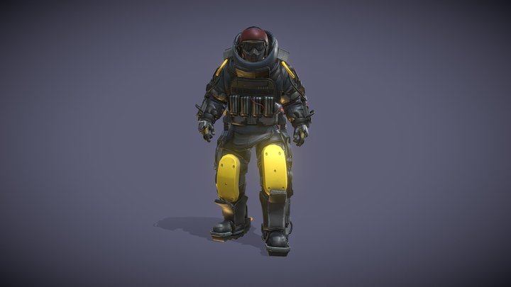 Heavy Soldier Exoskeleton 2 3D Model