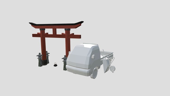 Grandma's House - Model 2 More detailed props 3D Model