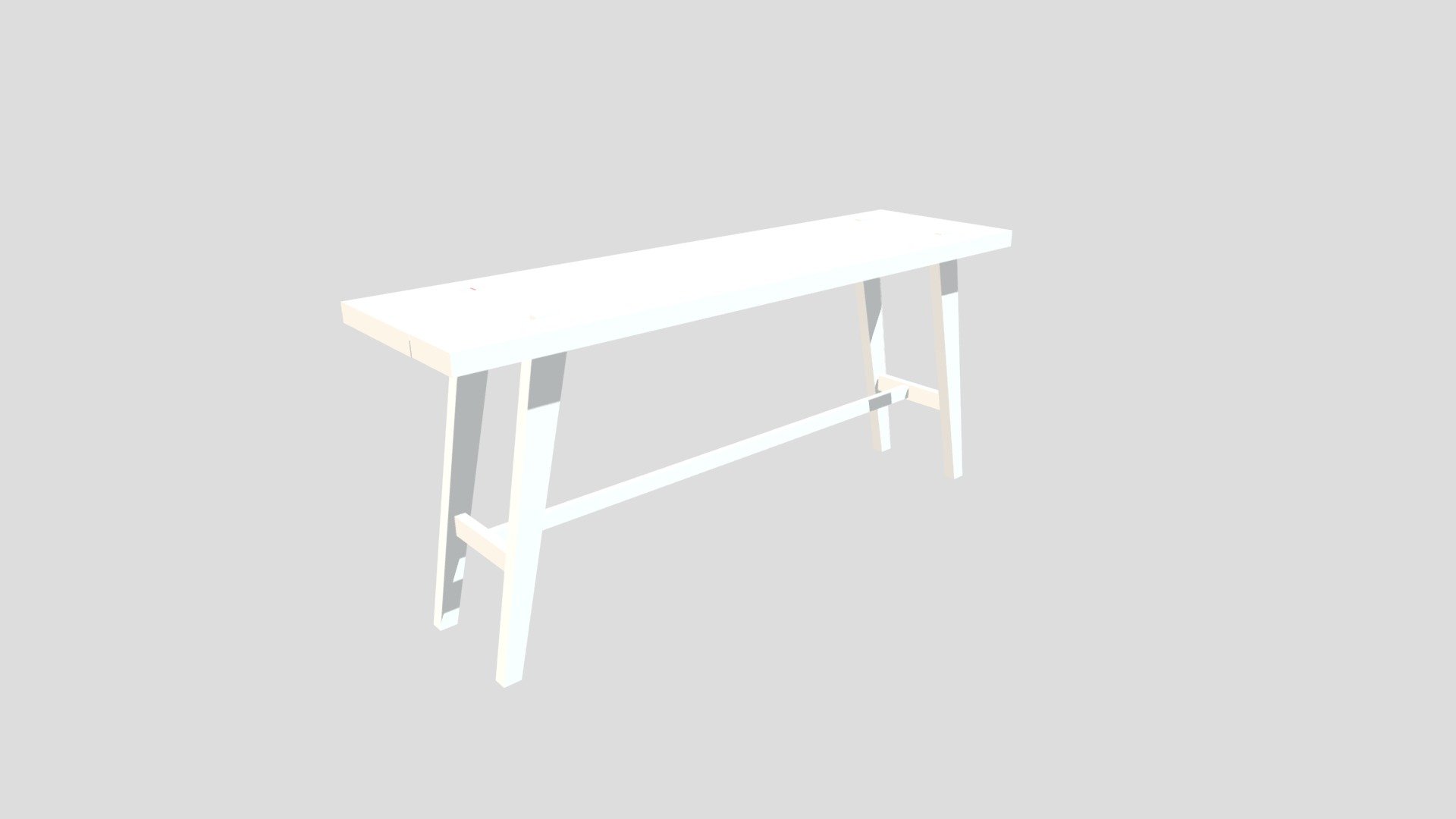 Wooden bench