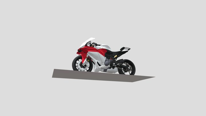 YZF R9 3D Model