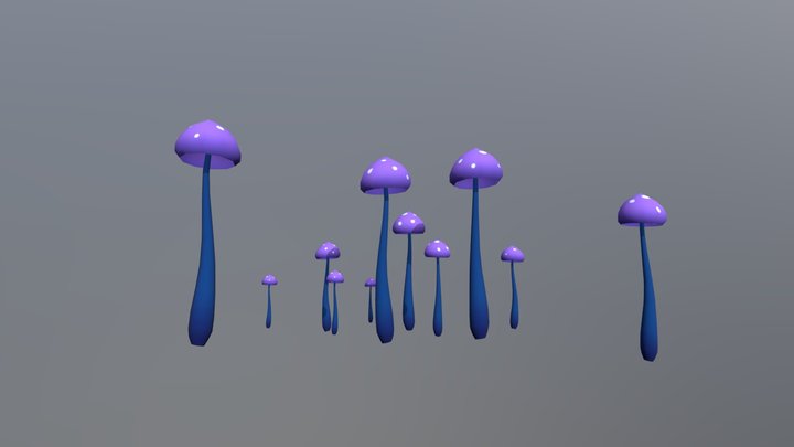 MSH Mushrooms 3D Model
