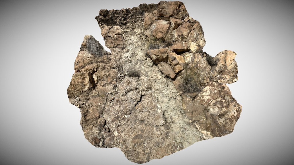 Fault in volcanic rocks, Spain