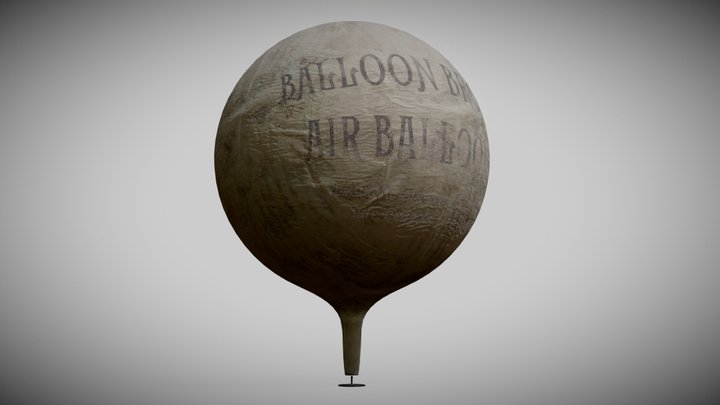 Hot Air Balloon (For 'The Door') 3D Model
