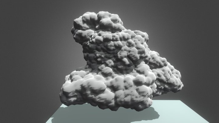 Clouds model to blender 3D Model