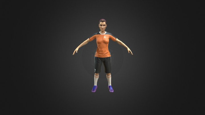 Jugadora 1 3D Model