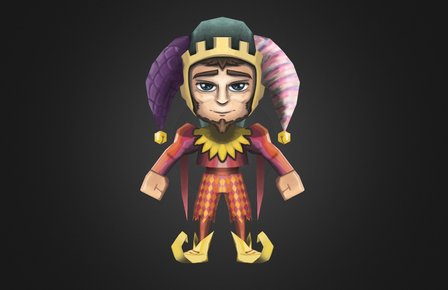 Jester_low_poly 3D Model
