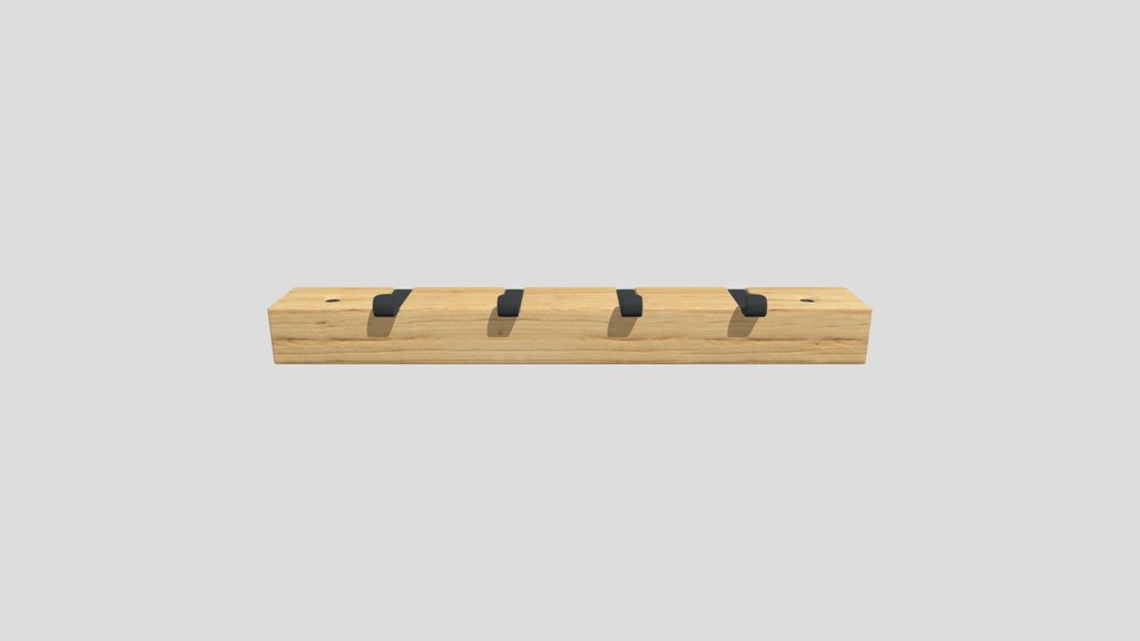 Wood Cloths Hangers 30x4x3