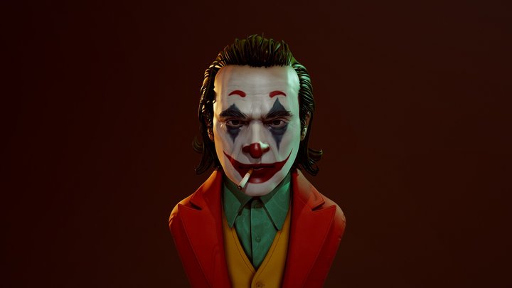 Joaquin Phoenix - Joker 3D Model