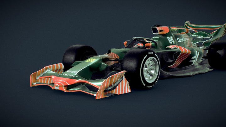 Formula 1 Concept - Hammerhead (Generic) 3D Model