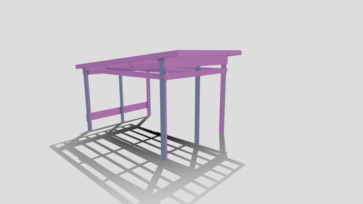 беседка 3D Model