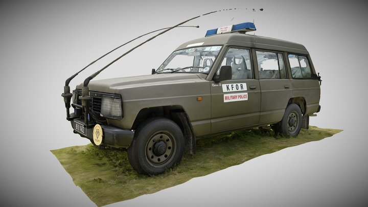 1989 Nissan patrol 260 RD 28 3D Model