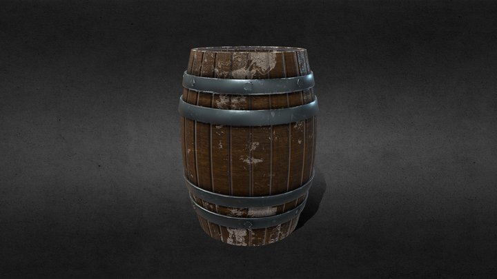 Barrel 3D Model
